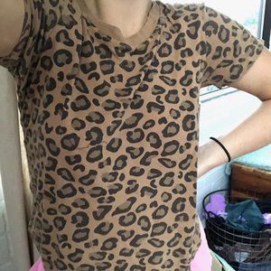 cheetah print tshirt